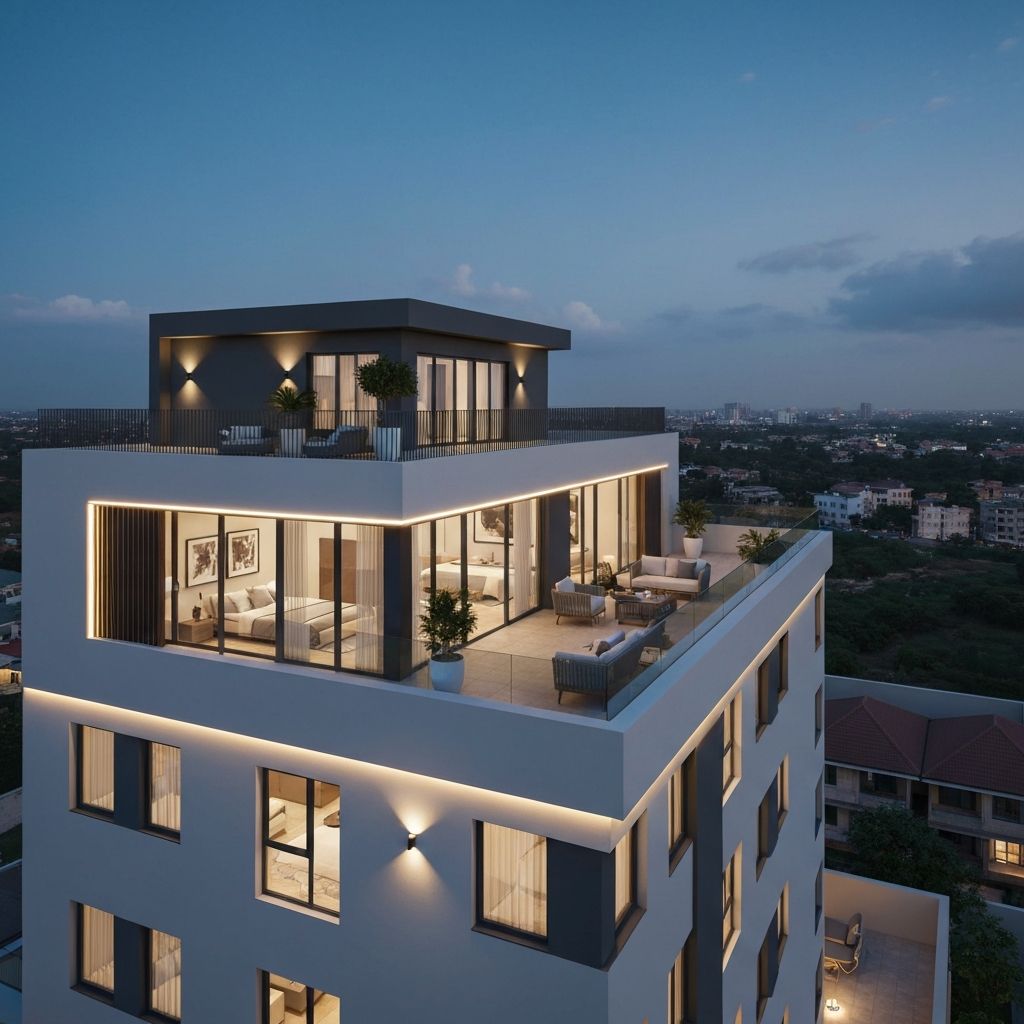 4 Bedroom Detached Penthouse with BQ